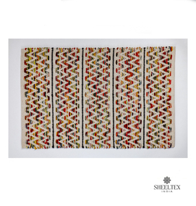 Most Selling Customized Size Anti Slip Handwoven Wool <b>Rug</b> Modern Style Washable for Home Floor Use High Quality Standard - Product Image 6