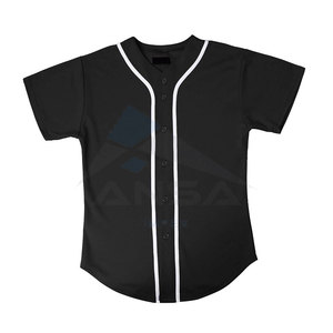 Maillot de baseball personnalisé vierge pas cher, tendance, à séchage rapide, impression par sublimation avec logo personnalisé, équipe personnalisée - Product Image 5