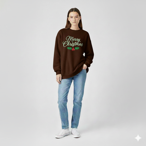 Suéter Holgado de Punto Largo para Mujer, Cuello Alto Simulado, Informal de Invierno, Ajuste Relajado, Estilo Urbano, para un Uso Cómodo - Product Image 1