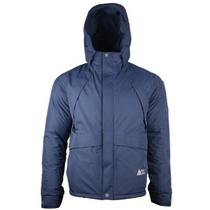 Parka d'hiver unisexe pratique et à la mode Veste d'oie grise Gore-Tex Fermeture à glissière Col à capuche Tissu enduit Casual Outdoor - Product Image 3