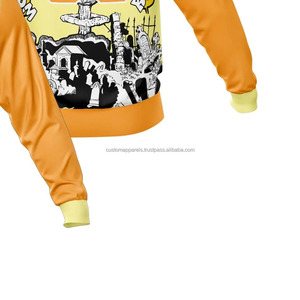 Sudadera con Capucha Extra Grande de Estilo Urbano, 100% Algodón de Alta Calidad, Sudadera Lisa con Capucha y Hombros Caídos para Hombre, Ropa Urbana, Venta al por Mayor - Product Image 6
