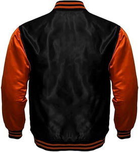 Varsity Jacket Letterman Baseball Jacket Bomber Jacket SATIN Fabric CollegeBaseballjacket pour hommes DDP Shipping DDP Shipping - Product Image 4