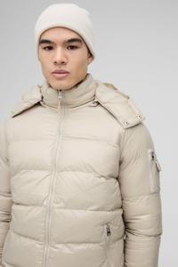Dernier modèle de veste rembourrée très brillante en pierre Manteau en duvet chaud et coupe-vent Vestes d'hiver à bulles d'extérieur pour hommes - Product Image 4