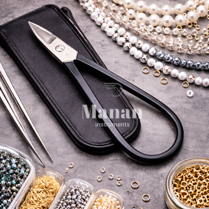 MANAN INSTRUMENTS Ciseaux à fil de précision en acier inoxydable de haute qualité de 5,5 pouces, coupe-fil à ressort pour bijoux, bricolage - Product Image 6