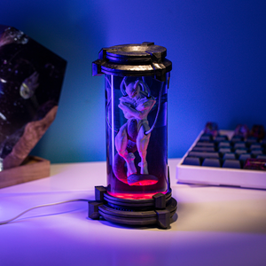 Lámpara de resina personalizada, lámpara de resina de Velociraptor, luz nocturna personalizada, lámpara alienígena de epoxi, lámpara art déco, regalo personalizado, regalo hecho a mano - Product Image 1