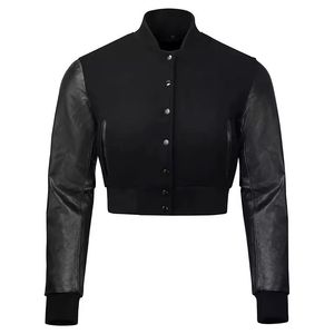 Chaqueta Varsity para Hombre de Alta Demanda, Estilo Urbano, de Pakistán, Cuello Alto de Lona, Transpirable, Largo Regular para Invierno 2026 - Product Image 3