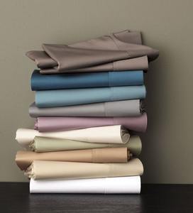 Rollo de Tela Satén 100% Algodón Peinado, Hilo 60s/80s, Alto Número de Hilos, Tinte Liso, Transpirable, Textil de Lujo para Hoteles, Diseño a Cuadros - Product Image 3