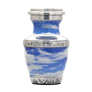 Urna Funeraria Moderna de Metal, Mini, de 50 ml, para Cenizas, Recuerdo, Regalo Conmemorativo - Product Image 2