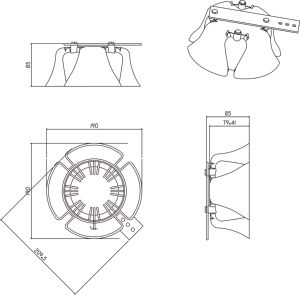 Thời trang xuất hiện hình dạng cánh hoa 200-5000Hz xe khuếch đại sừng cảnh báo khẩn cấp còi báo động và loa - Product Image 6