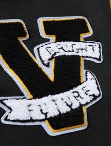 Veste universitaire Letterman de baseball personnalisée pour hommes du fabricant OEM manches en cuir brodées en chenille de haute qualité coupe-vent - Product Image 4