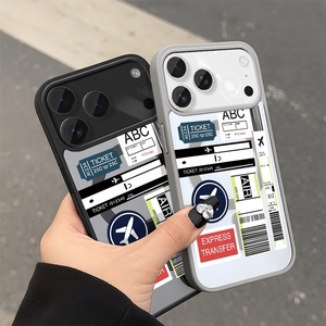 เคสโทรศัพท์สไตล์ท่องเที่ยวสำหรับ iPhone 11 ถึง 17 Pro Max  วัสดุ TPU นิ่ม ลายดอกไม้สีขาว  สำหรับทุกเพศ - Product Image 3