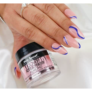 Polvo Acrílico para Uñas MIA SECRET, 2 oz, Cobertura Color Almendra, para Decoración de Uñas, Logotipo Personalizado, Material Ema y Brillo, Número de Modelo Cobertura Rosa - Product Image 1