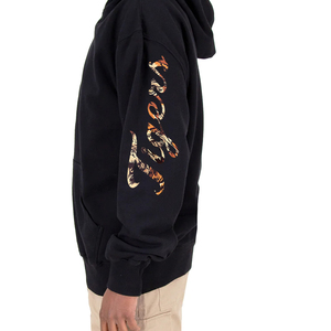 2025 Sudadera con capucha de algodón mezclado de lana de gran tamaño con cremallera completa para hombre, ropa de calle, estampado de cara completa teñido liso, impresión Digital, gran oferta - Product Image 3