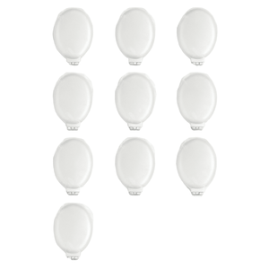 Brosse à cheveux ovale pliable démêlante avec miroir - Format voyage compact - 4 pièces individuelles et lot de 10 - Product Image 3