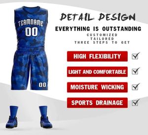 Maillots de basketball personnalisés sublimés 100 % maille respirante, tailles adultes, uniformes en gros, couleurs personnalisées, service OEM pour votre équipe - Product Image 5