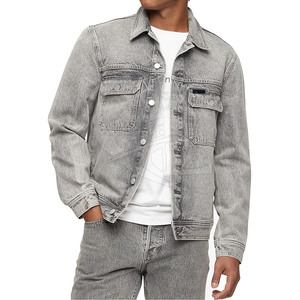 Nouveauté Veste en jean respirante de haute qualité pour hommes 100% coton Style décontracté pour le printemps et l'extérieur - Product Image 1
