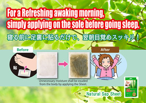 Vente en gros TO-PLAN Fournitures de santé japonaises Feuilles de sève rajeunissante pour les pieds avec poudre de vinaigre de bois et de bambou - Product Image 5