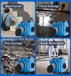 Industriële Commerciële Groene Waterschade Restauratie Premium Draagbare Lucht Scrubber Luchtfilter Droger Kelder Luchtreiniger - Product Image 4