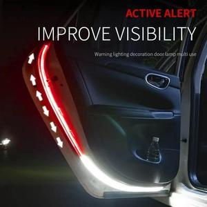 Lumière de nuit pour porte de voiture LED 12V, nouvel accessoire automobile, lampe d'ambiance pour la décoration et la sécurité - Product Image 1