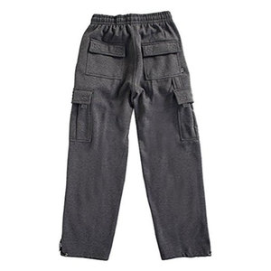 Pantalon cargo sportif pour homme sur mesure, taille haute, fermeture à cordon, anti-froissement, polaire pour l'hiver, fitness, service OEM foncé - Product Image 6