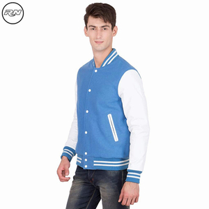 Veste universitaire Letterman de baseball personnalisée du fabricant OEM pour hommes support de haute qualité cuir brodé en chenille d'hiver - Product Image 5