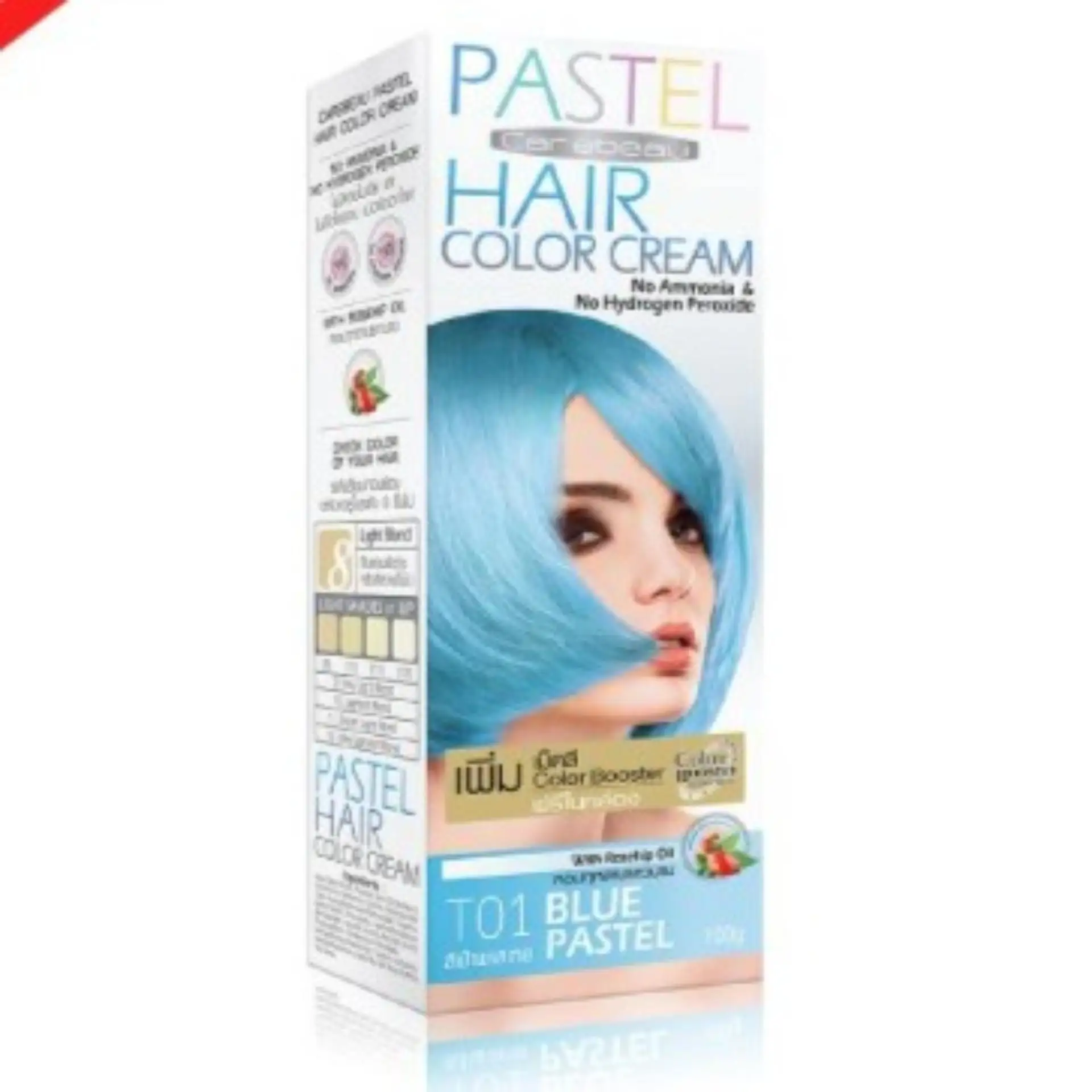 Best Seller Hair Color Cream Hair Dye Cream Pastel Hair Color Cream Hair Style 100g from Thailand Manufacturer