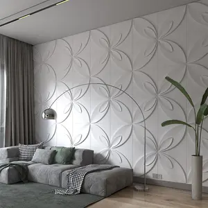 Free Shipping China Factory Cheap Materials Modern 3d Interior Vinyl Wall Panel Decorative Wall Panels 3d