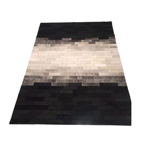 พรมกำมะหยี่หนังวัวแท้100% ทันสมัยซักได้แบบเป็นพู่สำหรับบ้านทนทาน - Product Image 1