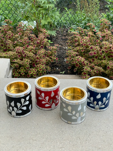 Best Quality Handcrafted Ceramic Bakhoor Burner Multicolour Shiny Burner With Mother Pearl Bone Inlay <b>Office</b> <b>Decor</b> Modern Design - Product Image 3