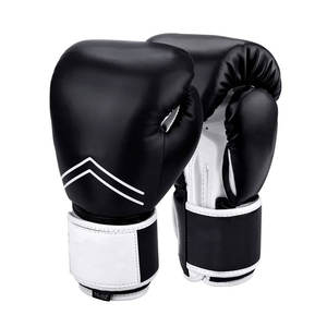 Guantes de boxeo profesionales con empuñaduras Suministro de fábrica en cantidad a granel Precio barato hecho de cuero - Product Image 1