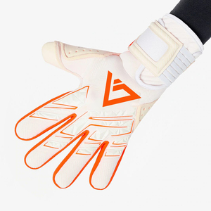 Custom Best Quality Latex Outdoor Waterproof Full Finger Breathable Wrist Strap <b>Lace</b> Closure Unisex Goalkeeper <b>Gloves</b> with Ako - Product Image 1