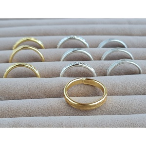Stylish Gold and <b>Silver</b> Plated Hoop <b>Rings</b> for Retail Resale in Fashion Accessories - Product Image 1