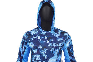 Conjunto de Camisa y Sudadera con Capucha de Pesca con Protección Solar UPF 50, Diseño Personalizado, Camuflaje, Secado Rápido, Transpirable, Manga Larga, Colores Personalizados, Unisex - Product Image 6