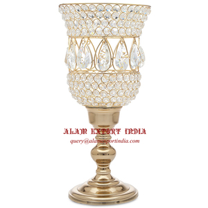 <b>Crystal</b> <b>Candle</b> Holder in Hurricane Design - Product Image 2