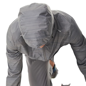 ชุดกันลมผ้าไนลอนของผู้ชายชุดวิ่งจ๊อกกิ้งสองชิ้นซิปสะท้อนแสงชุดวอร์มวินเทจ2026โลโก้ตามสั่ง - Product Image 5