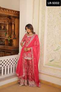 Vente en gros des plus belles robes de mariée pakistanaises Salwar Kameez magnifiques designs de robes de mariée dernier modèle indien pakistanais - Product Image 4