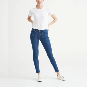 Vaqueros de mezclilla vintage personalizados, estilo INS, de cintura alta, para mujer, con cremallera y botones, pantalones de mezclilla, ¡gran oferta! - Product Image 2