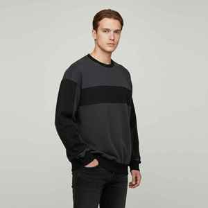 Nouveau sweat-shirt à col rond pour homme en coton et polyester respirant, coupe classique, 320 g, personnalisable avec broderie, hiver 2025 - Product Image 4
