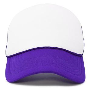 Chapeau de camionneur arrière en maille respirante avant en mousse de polyester à 5 panneaux avec une qualité élevée et supérieure - Product Image 1