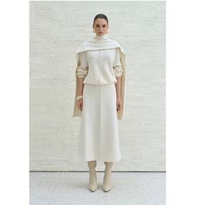 Blusas de Alta Costura para Mujer, Elegantes Blusas LANSSI con Cuello Alto, Lavado en Seco, Transpirables, Ropa de Mujer, Vietnam - Product Image 4