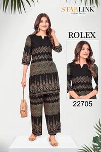 คอลเลกชันคอลเลกชันเสื้อเรยอนสำหรับผู้หญิงสไตล์โมเดิร์นชุดเสื้อผ้าแฟชั่นสไตล์อินเดียผลิต MF1188ทุกฤดูกาล - Product Image 6