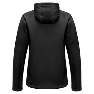 Mens Woolen Hooded Jacket Eco-Friendly Breathable Water Resistant Puffer Full <b>Zip</b> Windproof Winter Front <b>Zip</b> Pocket High Street - Product Image 3
