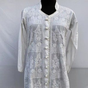 ชุดเดรสยาวผ้าคอตตอนสำหรับสตรีทรงเข้ารูปสีทึบพิมพ์ลายสำหรับฤดูใบไม้ร่วง - Product Image 1