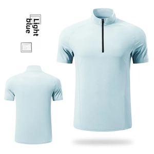 กางเกงขาสั้นว่ายน้ำสำหรับผู้ชายเสื้อโปโลแขนสั้นผ้าแห้งเร็วสำหรับฤดูร้อนเสื้อฟิตเนสกีฬาใส่ลำลองสำหรับฝึกซ้อมวิ่งวิ่งผ้าโพลีเอสเตอร์ - Product Image 6