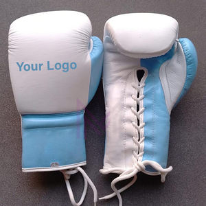 Guantes de Boxeo Profesionales de Cuero de Alta Calidad, Personalizados, Transpirables, Impermeables, con Cierre de Cordones, para Sparring y Golpeo - Product Image 5