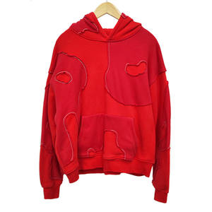 เสื้อฮู้ดเย็บปะติดขายส่ง | เสื้อฮู้ดแนวสตรีทตามสั่งผู้ผลิตเสื้อฮู้ดปักลาย - Product Image 1