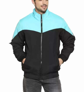 OEM Veste coupe-vent respirante et coupe-vent pour hommes avec poches latérales en nylon imperméable pour l'hiver et fermeture éclair complète - Product Image 1