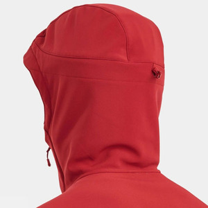 Custom Logo Outdoor Winter Windbreaker Softshell <b>Men</b> Staff Uniform Windproof Softshell <b>Jacket</b> Full Zip With Hood - Product Image 6