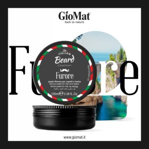 Cera Fijadora de Barba y Bigote Furore Herbal, Texturizante, con Acabado Mate, Fijación Media, Natural, Italiana, Cruelty-Free - Product Image 3