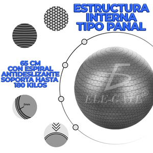 Ballons de gym en PVC stabilisés, tailles 25cm/55cm/65cm, pour fitness, barre, yoga, pilates, entraînement du tronc, thérapie physique - Product Image 3